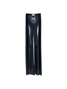 JEAN PAUL GAULTIER - Mesh Straight Trouser Printed Body Dust - AW25 - BLACK SILVER